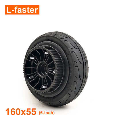 L-faster 6.3 英寸充气轮 160*55 带60齿同步轮内孔 8MM电动滑板