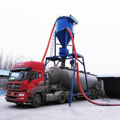 长春地库水泥粉装车气力输送机200型脉冲除尘式负压吸灰机