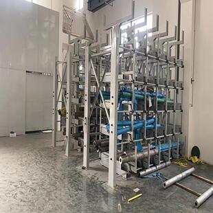 746业级摇伸缩悬臂货架手式 重型承重架专仓业板材储系统仓储工货