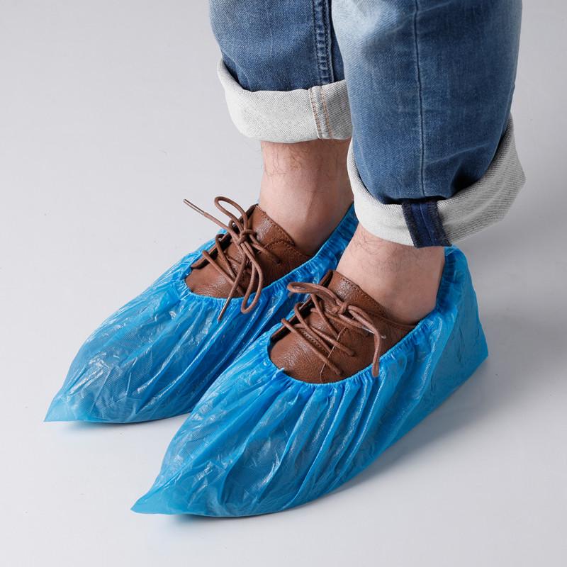 美丽雅一次性鞋套加厚200只量贩装防灰尘家用室内耐磨防滑