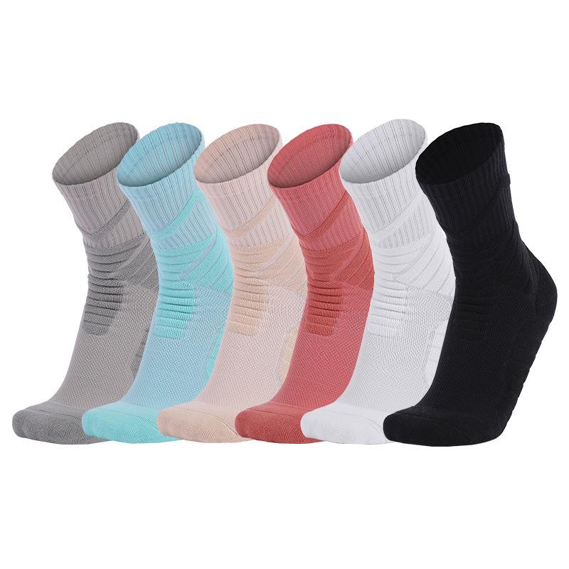 实战篮球专业毛巾袜子纯棉打底袜