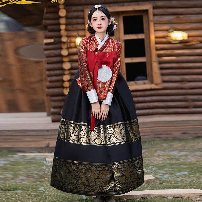朝鲜族服装女新款成人韩服韩国传统宫廷延吉少数民族特色演出服饰