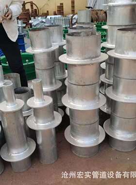 建筑专用穿墙止水翼环钢性防水套管 DN15-DN200密闭柔性套管