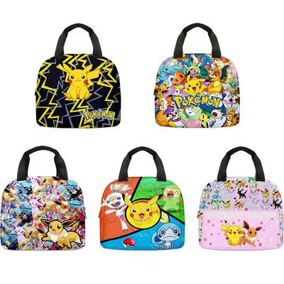 Original Pokemon Cartoon Handbag Pikachu Anime Peripherals L