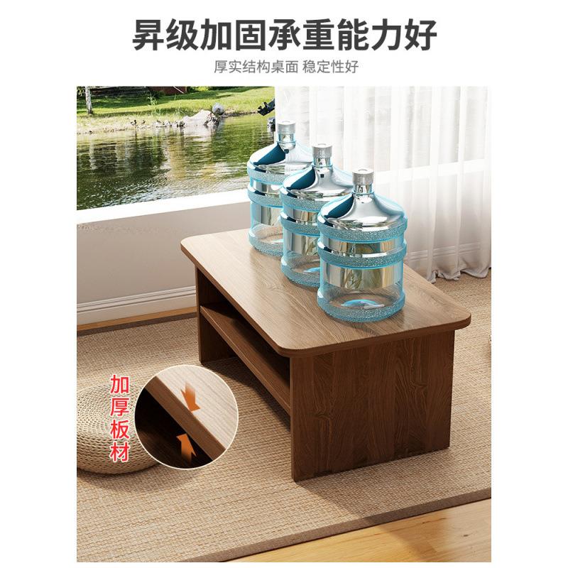 炕几家矮桌日式飘榻榻米茶卧室床EVS上桌坐用地小茶几网红窗桌小