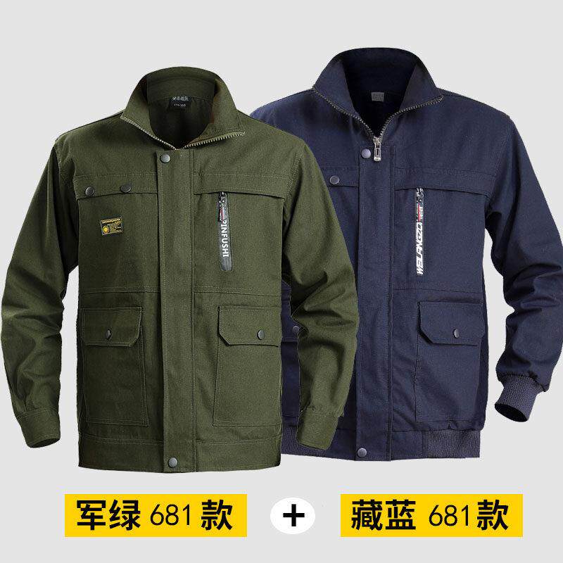 正品秋冬劳工保服耐磨作服外套男干活穿的纯厚棉加装工套装衣服裤