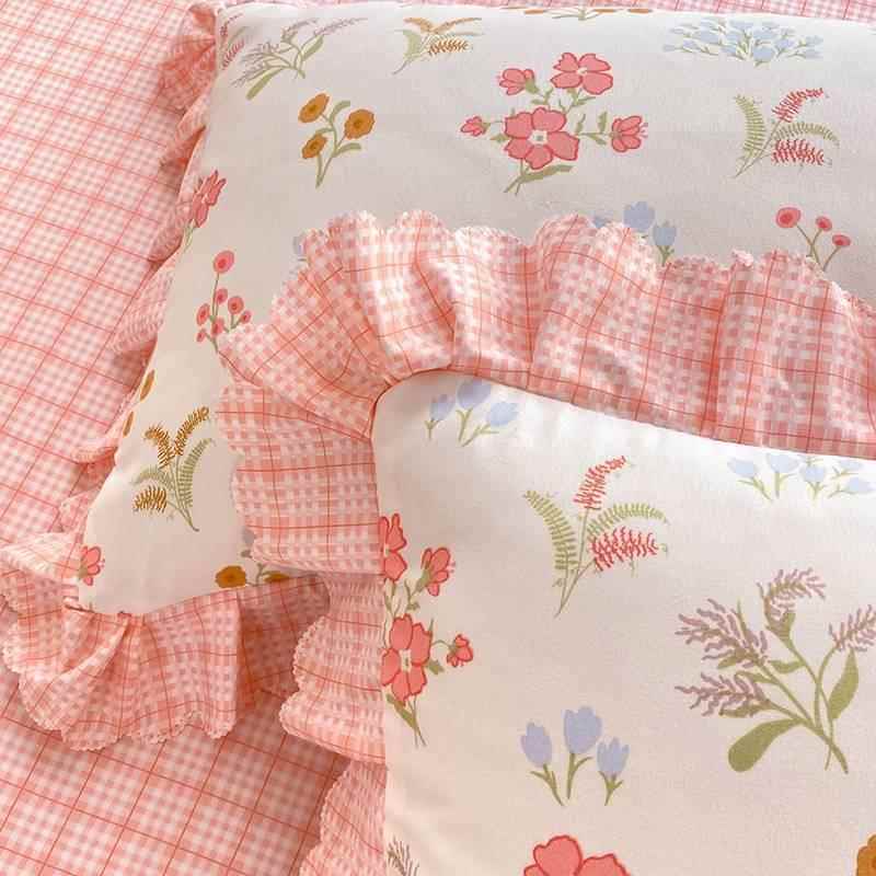 202四CRV5新款朵云小棉韩版边花兔耳件套