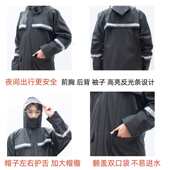 分体加厚带袖 套装 透气耐磨男外卖摩托车 防暴雨衣雨裤 厂家直销新款