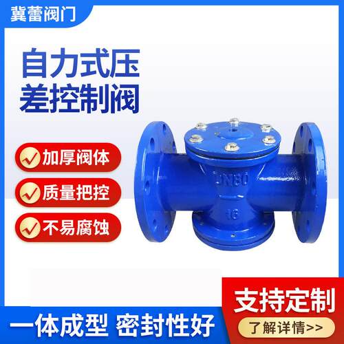 ZYF-16型自力式压差控制阀铸铁可调式减压阀动态水流量控制阀门