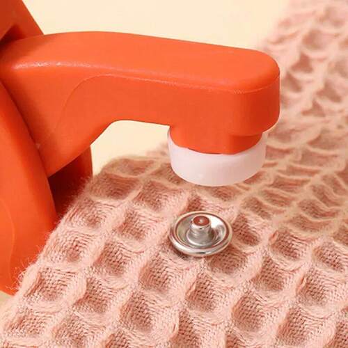 Snap Button Kit With Hand Pressure Pliers 50pcs Snaps , Meta