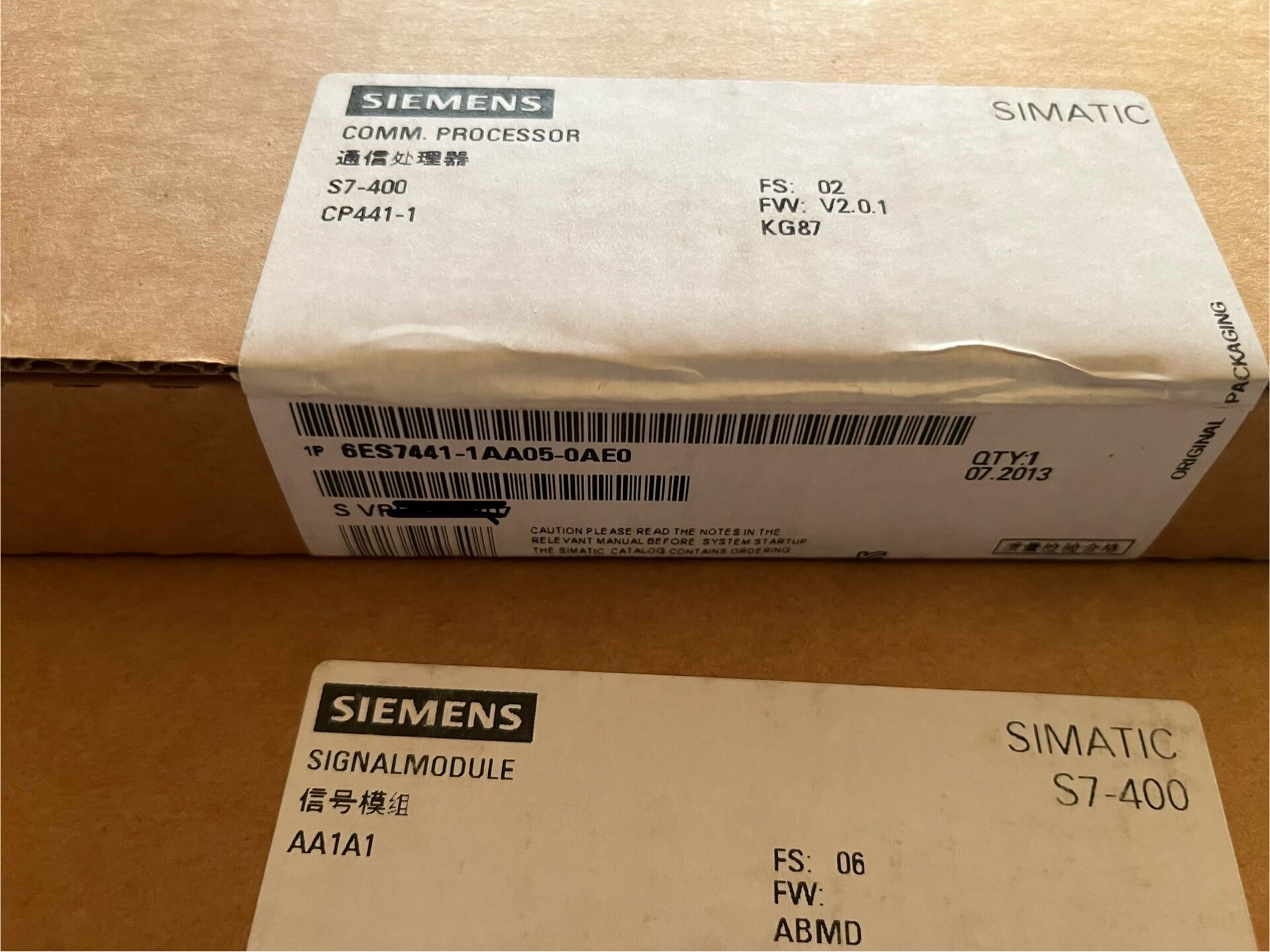 西门子6ES7441-1AA05-0AE0全新原装正品，有实