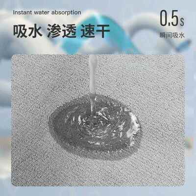 Super Absorbent Bath Mat Memory Foam Carpet Non-slip Bathroo