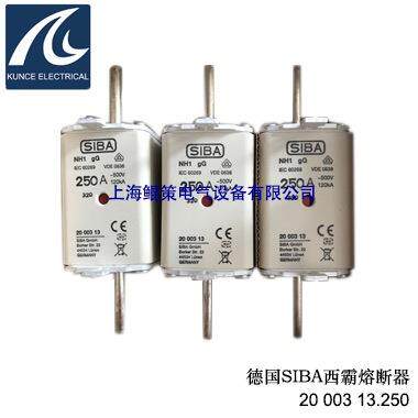 现货供应SIBA西霸熔断器2000313.250NH1