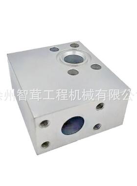 徐工LW500K/KL ZL50G装载机转向泵出油块 铜管接头块 配件