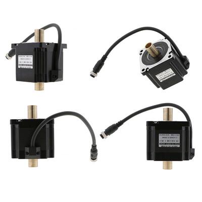 86空电机空心轴双出轴二进相步进马达内孔19316双轴中8步6空心轴