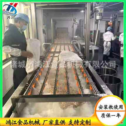 蔬菜类解冻机现货全自动解冻机虎皮鸡爪加工配套设备大型熟食