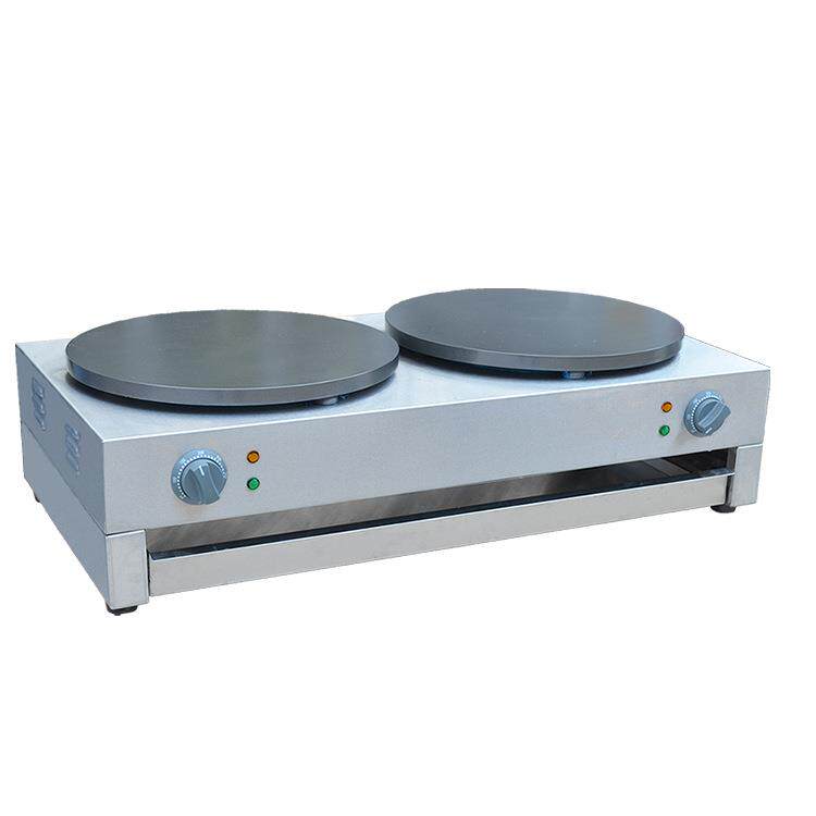 双头电热班戟炉FYA-2商用煎饼果子机手抓饼烙饼机双头班戟炉