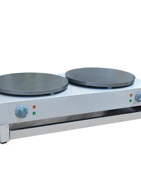 双头电热班戟炉FYA-2商用煎饼果子机手抓饼烙饼机双头班戟炉