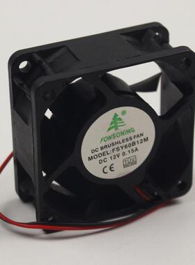 FONSONING FSY60B12M/FSY60B24M 12V/24V 6X6CM机箱散热显卡风扇