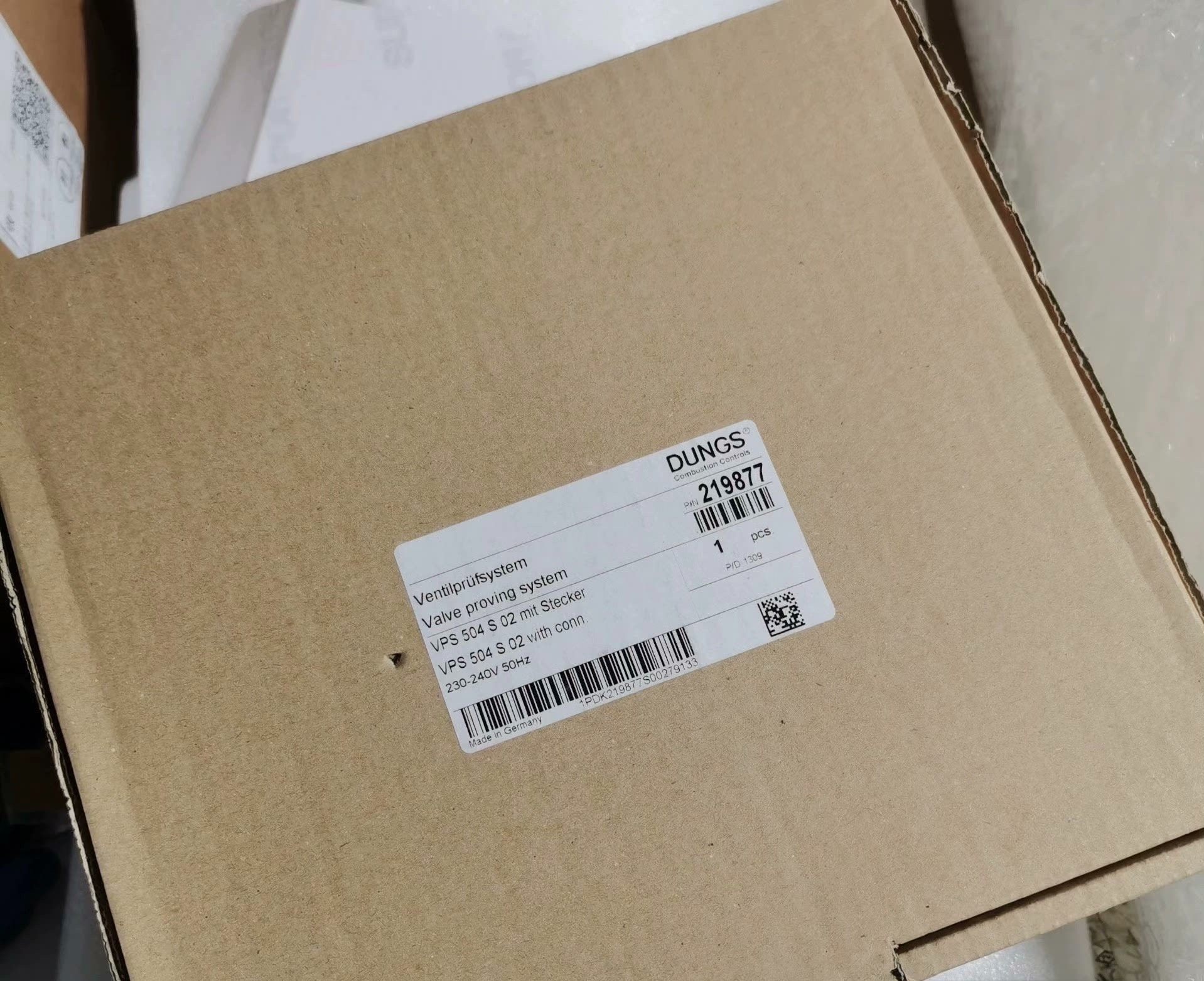 全新德国DUNGS VPS 504 S02燃气检漏仪