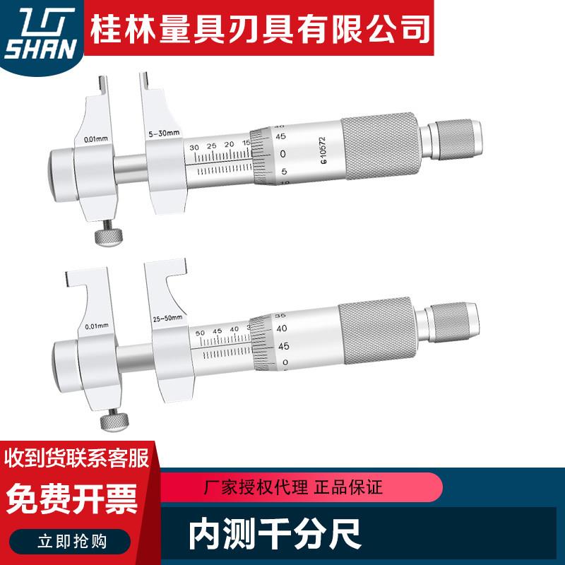 桂量两点内测千分尺内径千分尺内孔孔径千分卡内尺寸千分尺5-30mm
