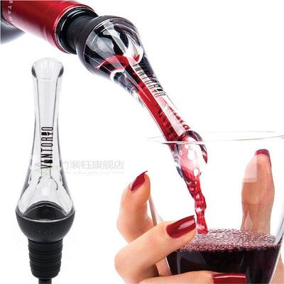Wine Aerator Pourer Black Premium Aerating Acrylic Pourer