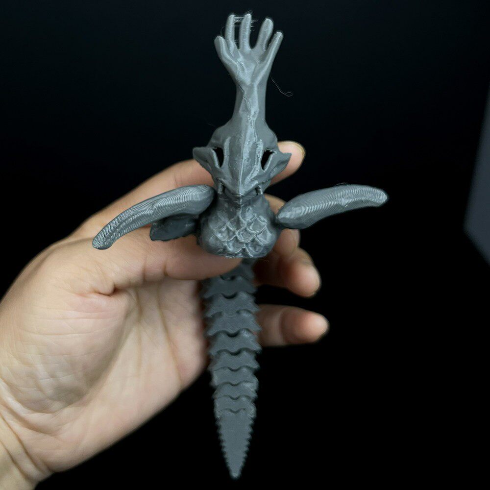 关节可动伸手海怪玩具深海巨兽玛雅长手利维坦宇宙巨鲲3D打印手办图片