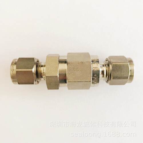 Swagelok不锈钢卡套向阀 SS-CHS6-1