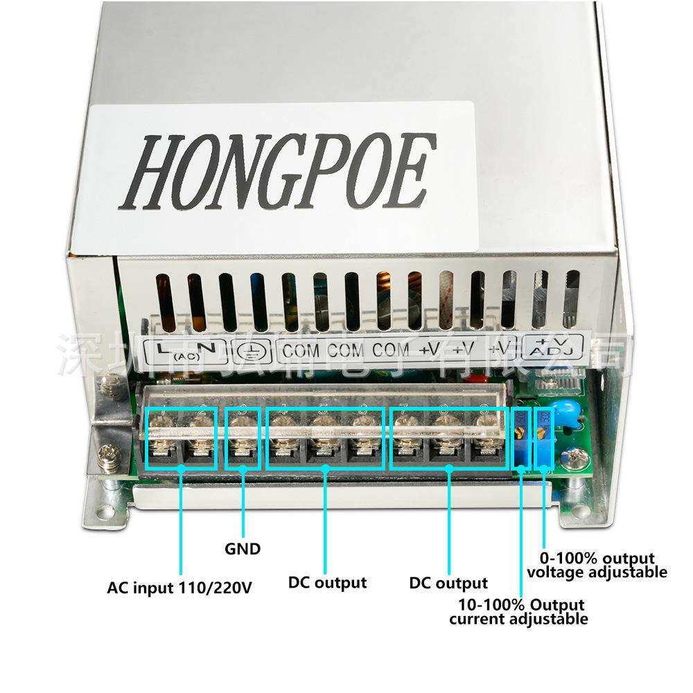 1000W 85V 11A开关电源0-85V 0-11A输出电压电流可调LED电池电机