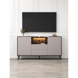 my卧室电视柜小型窄现代简约主卧轻奢小户型高款 主卧房间储物柜