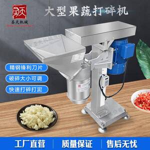 辣椒打碎机商用大型蒜泥机全自动打蒜泥蒜蓉姜蓉机器果蔬粉碎机