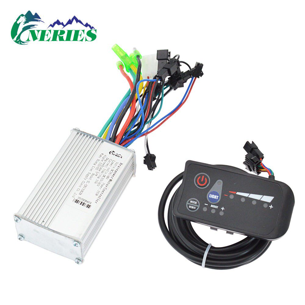 折叠电动车电动脚踏车锂电车改装仪表控制器套件24V36V48V250W-35