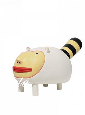 简约卡通可爱树脂-BJ00027摆家居件客厅视电柜样板房儿童房动物软