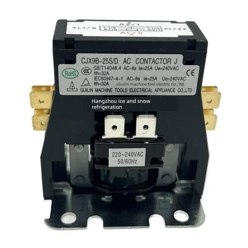 CJX9B-25S/D桂器2匹3匹空调外机压缩机继电器 220V 32A交流接触器