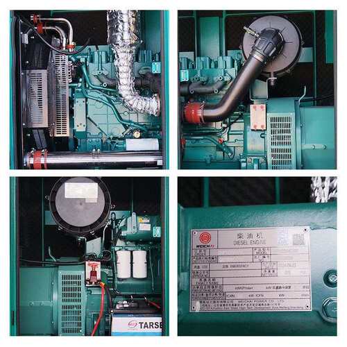 200W柴油发电机组低耗K低噪音发电机200KW移油动拖BC-200GF车静音