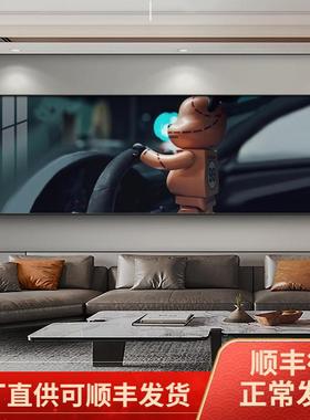 潮流暴力熊客床厅装饰画aws高92878238级感晶k瓷画儿卧室头挂童画