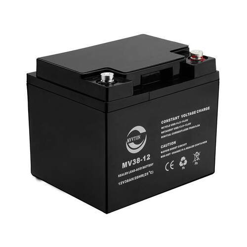 厂家 12V38AH免维护太阳能蓄电池 音响12V蓄电瓶大容量储能