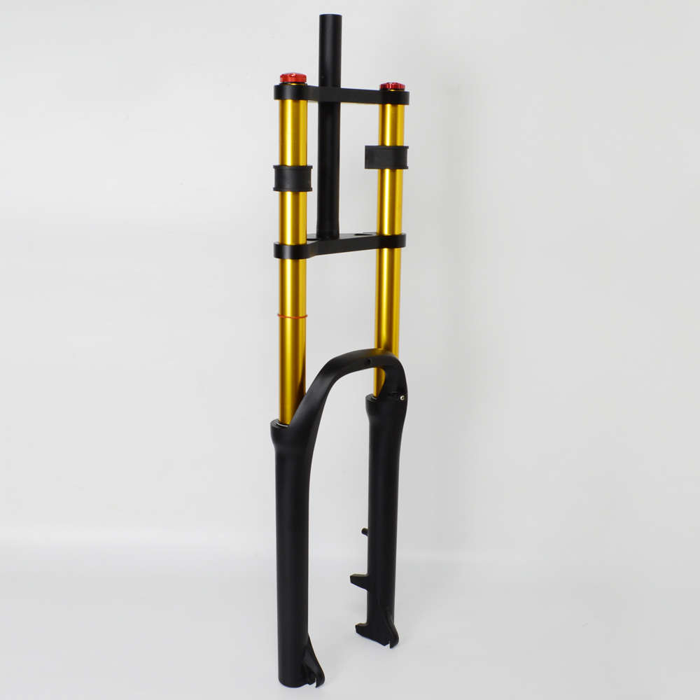 izip雪地越野20 26寸自行车双肩前叉沙滩助力油气阻尼叉