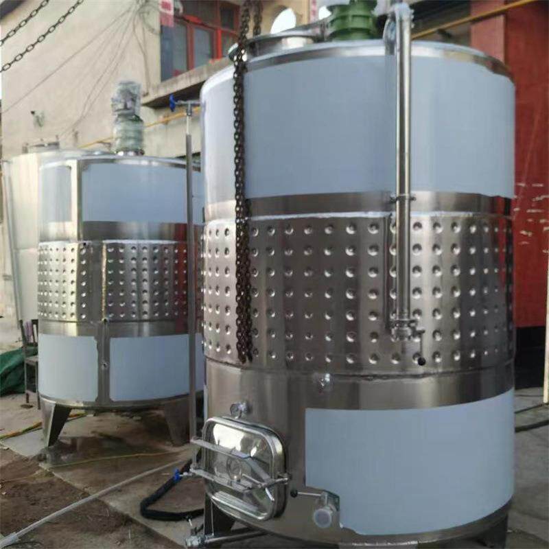 工厂用304不锈钢储酒罐冷冻罐混合控温发酵罐葡萄酒 发酵罐果酒