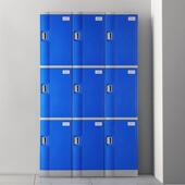 塑料更衣柜教室煤学健校学更衣柜T 生书包柜浴室身房彩色矿收纳柜