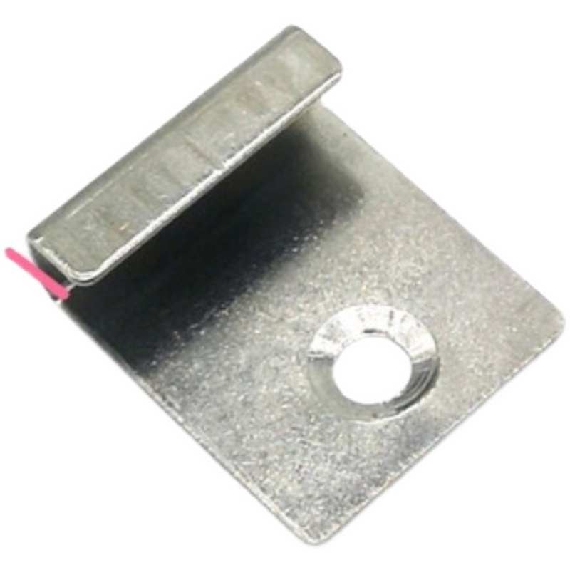 不锈钢扣件木地板边扣 塑木竹地板金属边扣 木塑地板不锈钢边扣
