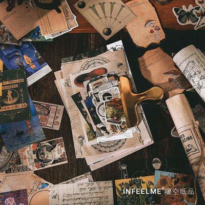 200 Pcs Scrapbooking Supplies Pack For Journaling Diy Vinta0