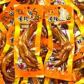 肯爽香辣鸭掌特辣超辣鸭爪卤味鸭脚真空包装 辣味熟食休闲零食小吃