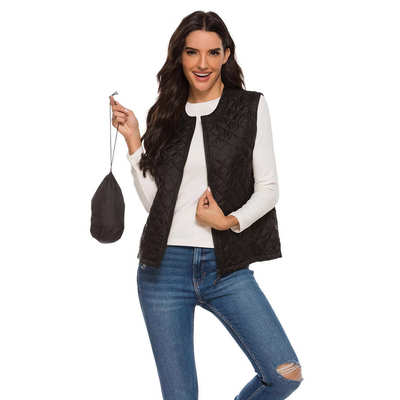 厂家直供伊朵朵跨境棉马甲背心欧美女装常规马甲20111休闲百搭