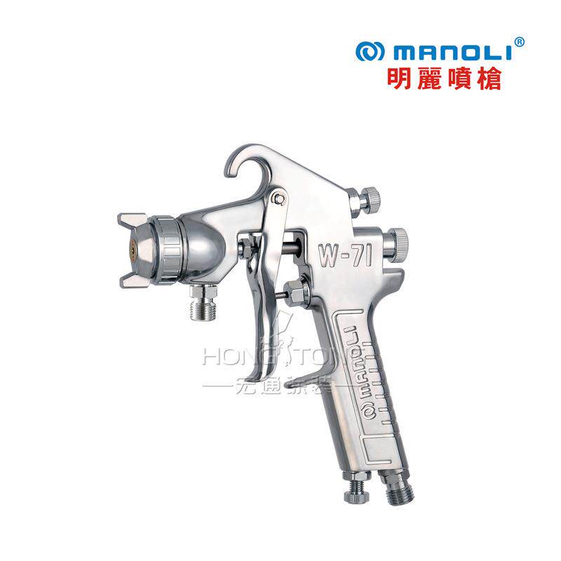 明丽喷枪W-71气动喷漆枪家具面漆枪汽车油漆喷枪高雾化油漆