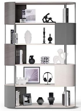 现代样板间书柜家居软装饰品摆件创意玻璃工艺品挂画相架ZH3624