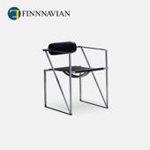 轻奢家用休闲椅书椅 Nelly意式 芬纳维亚ART 现代极简工业扶手餐椅