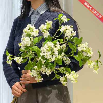 端厅档千里客装香仿49900真花件高插花电视摆柜花假花束摆花高绢