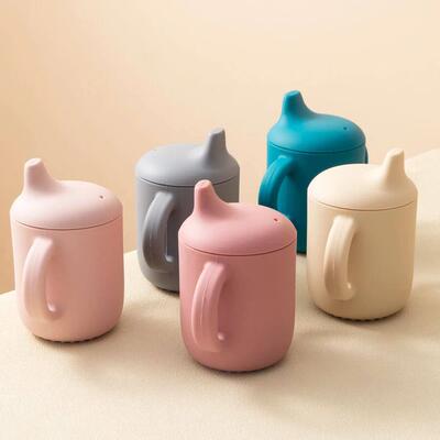 1PCS Baby Feeding Silicone Cups For Infants And Young Childr