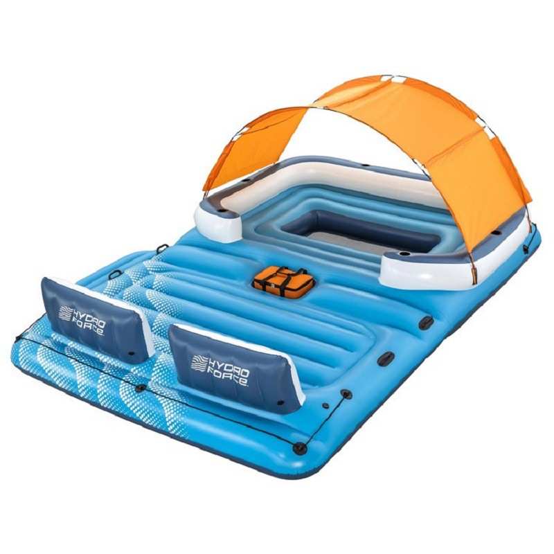 Bestway43105超大型水上浮排浮床海洋乐园躺椅漂浮休息浮船浮岛